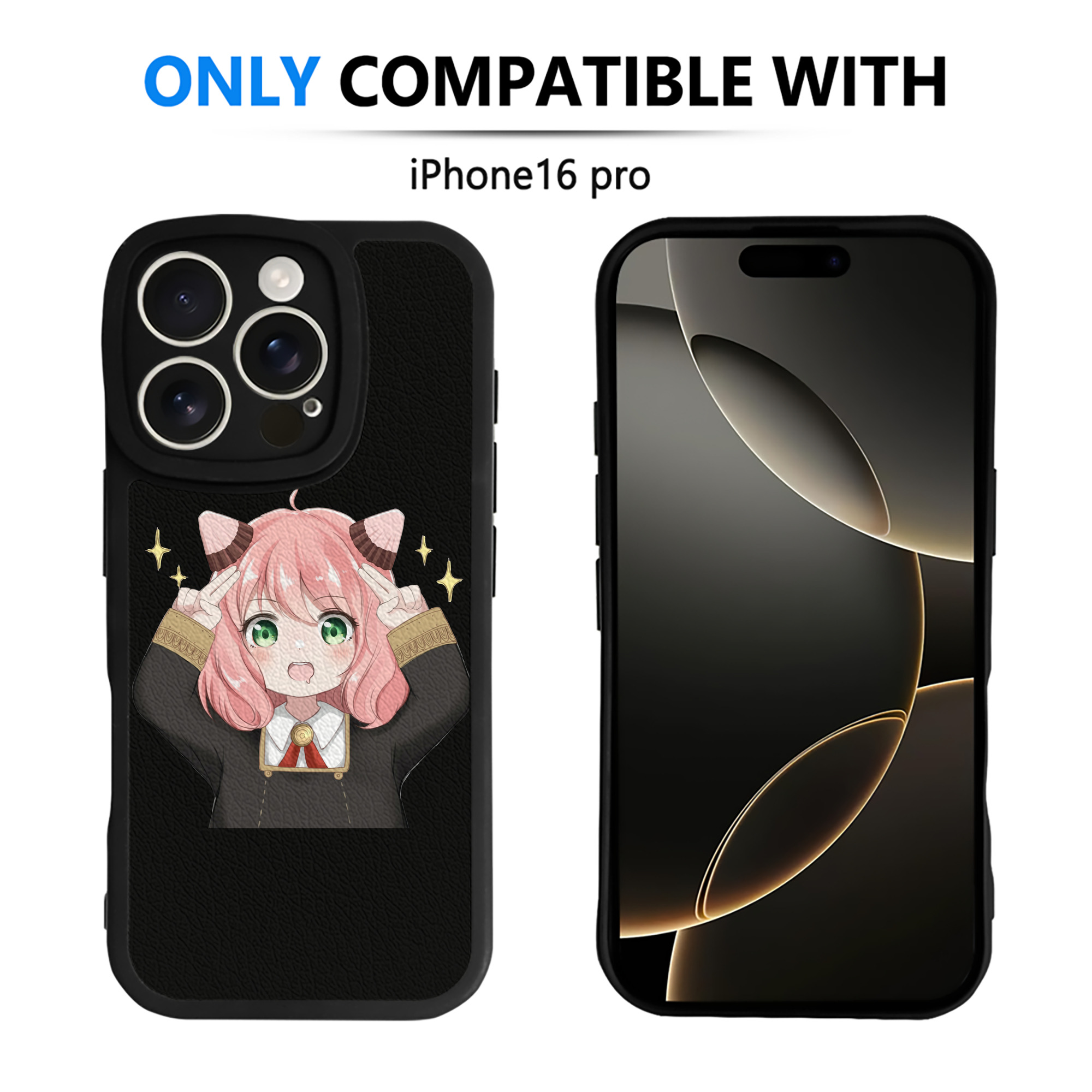 （画像用） SPY×FAMILY间谍家家酒 【iPhone 16シリーズ対応】シリコンスマホケース（レザー調） 材質：シリコン